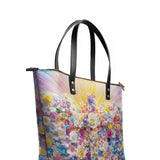 Catholight Floral Resurrection Leather Tote Bags