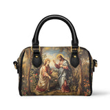 Catholight  Christ and Mary Magdalene Leather Mini Satchel