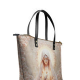 Catholight Eucharistic Grace Leather Tote Bag