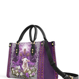 Lamb of God Cross Tote Bag - Spiritual Art for Believers