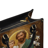 Guardian of Faith and Purity Leather Bag