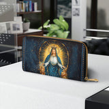 Celestial Devotion Leather Wallet Purse