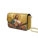 Catholight Lamb of Grace Envelope Chain Crossbody Bag