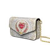 Catholight Immaculate Heart of Mary Elegance Envelope Chain Crossbody Bag