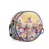 Catholight Floral Resurrection Leather Circle Crossbody Bag