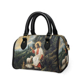 Catholight  The Divine Shepherd's Grace Leather Mini Satchel