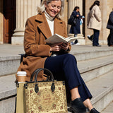 Psalm of Peace Leather Bag