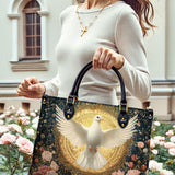 Dove of Eternal Light Leather Bag