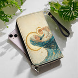 Divine Mother’s Embrace Leather Wallet Purse