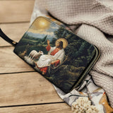 The Divine Shepherd's Grace Leather Wallet Purse