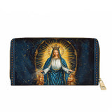 Celestial Devotion Leather Wallet Purse