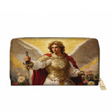 Guardian of Light Leather Wallet Purse