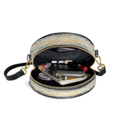 Catholight Divine Grace and Serenity Leather Circle Crossbody Bag