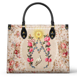 Roses of the Rosary Leather Bag