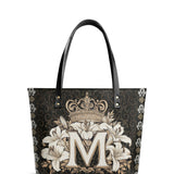 Catholight The Divine Monogram Leather Tote Bags