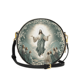 Catholight The Ascension Leather Circle Crossbody Bag