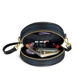 Catholight Celestial Devotion Leather Circle Crossbody Bag