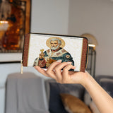 Saint Peter Reverence Leather Wallet Purse