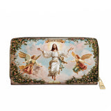 In God We Trust Leather Wallet Purse