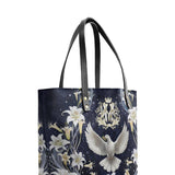 Catholight The Holy Spirit and Lily Devotional Leather Tote Bag