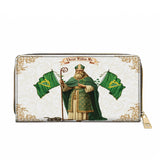 Saint Patrick's Devotion Leather Wallet Purse