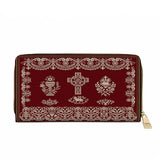 Catholight  Liturgical Elegance Leather Wallet Purse