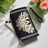 The Divine Monogram Leather Wallet Purse