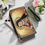 The Little Flower of Grace - Leather Wallet Purse