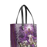 Catholight Eternal Hope Leather Tote Bag