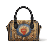 Catholight Sacred Heart of Divine Love Leather Mini Satchel