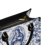 Sacré Sérénité Vierge Marie Sac en Cuir