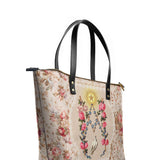 Catholight Roses of the Rosary Leather Tote Bags