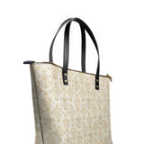 Catholight The Ave Maria Pattern Leather Tote Bags