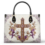 Faith & Florals Leather Bag