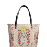 Catholight Roses of the Rosary Leather Tote Bags