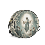 Catholight The Ascension Leather Circle Crossbody Bag