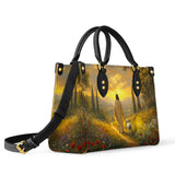 Divine Light and Love Leather Bag