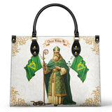 Saint Patrick's Devotion Leather Bag