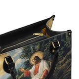 The Divine Shepherd's Grace Leather Bag