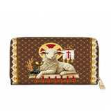 Agnus Dei Leather Wallet Purse