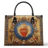 Sacred Heart of Divine Love Leather Bag