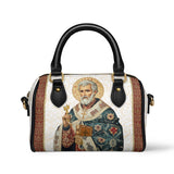 Catholight  Saint Peter Reverence Leather Mini Satchel