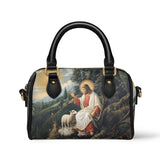 Catholight  The Divine Shepherd's Grace Leather Mini Satchel