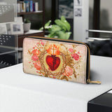 Sacred Heart of Grace Leather Wallet Purse