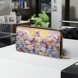 Floral Resurrection Leather Wallet Purse