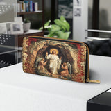 Triumph Of Light Leather Wallet Purse