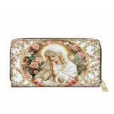 Virgin Mary's Grace Leather Wallet Purse