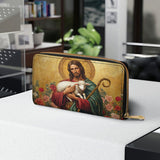 Catholight  Lamb of Grace Leather Wallet Purse