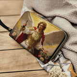 Guardian of Light Leather Wallet Purse