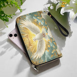 Grace of the Holy Spirit Personalized Leather Wallet Purse